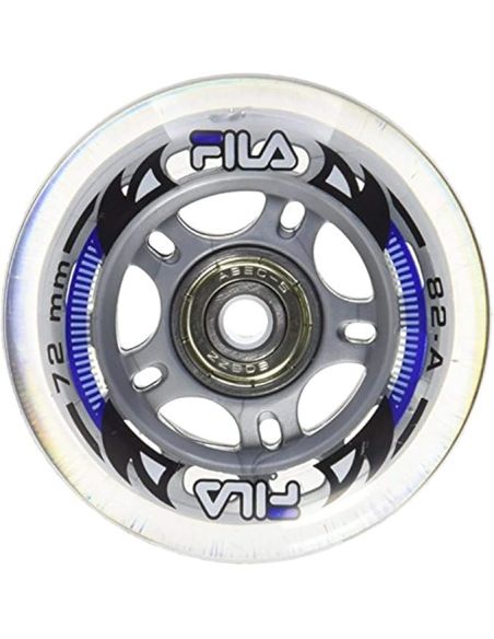 FILA 72mm/82A WHEELS(8un)+abec5+Alu spacer